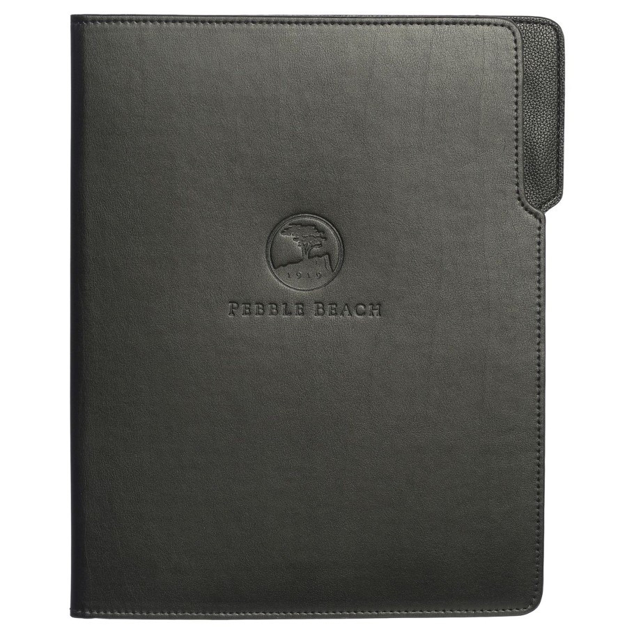 Home Pebble Beach | Pebble Beach Logo Leather Padfolio ~ Irwinjock