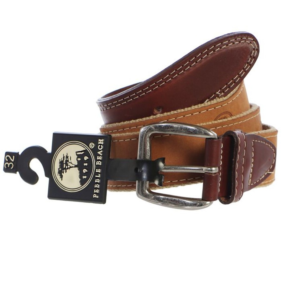 Accessories Pebble Beach  | Pebble Beach Men'S Nubuck Suede Belt